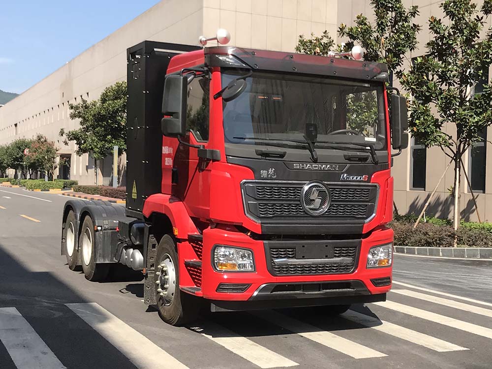 陕汽牌 490马力 换电式纯电动牵引汽车(SX4257MF4Q1SEV)