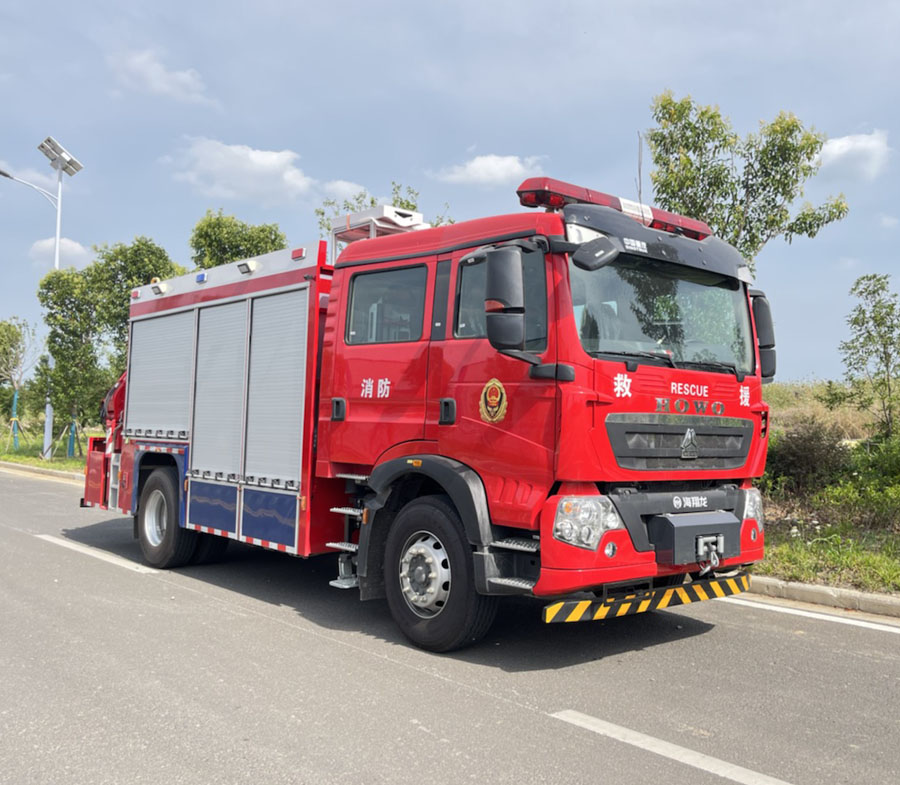 海翔龙牌AXF5140TXFJY160/HW02抢险救援消防车