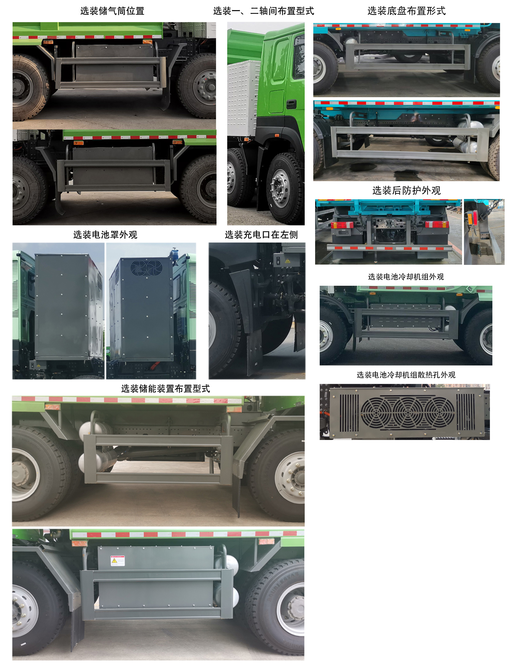 豪沃牌ZZ3312V3267Z11BEV纯电动自卸汽车公告图片