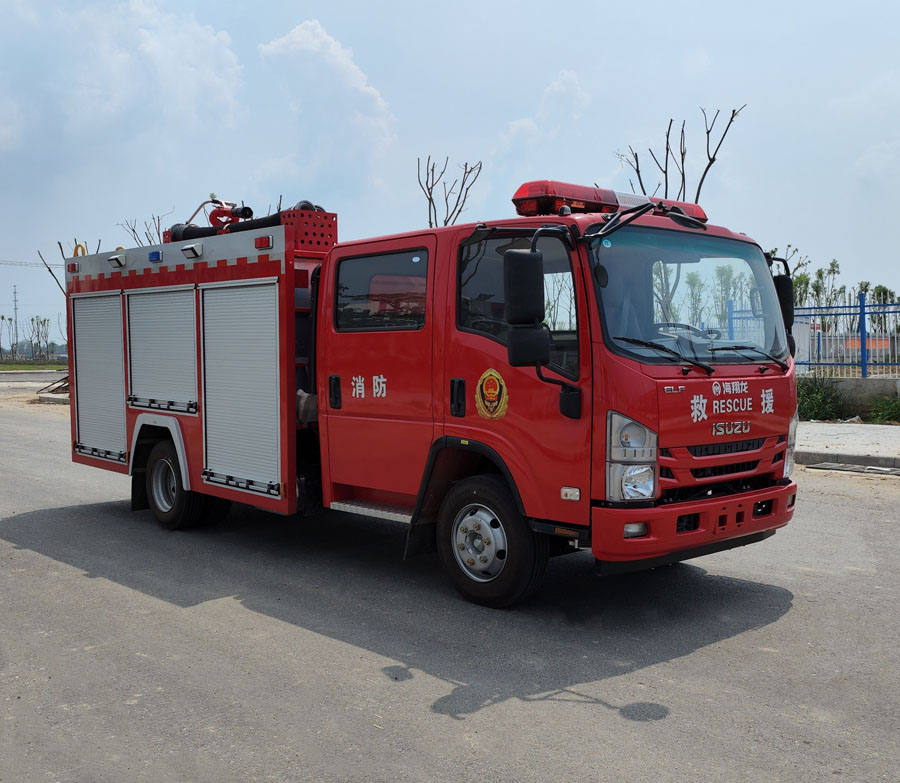 海翔龙牌AXF5100GXFSG40/WS01水罐消防车