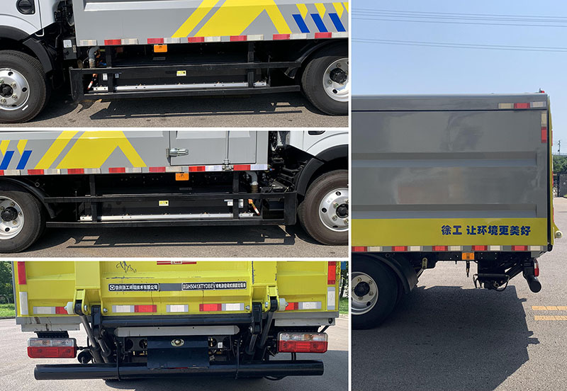 徐工牌XGH5041XTYDBEV純電動密閉式桶裝垃圾車公告圖片