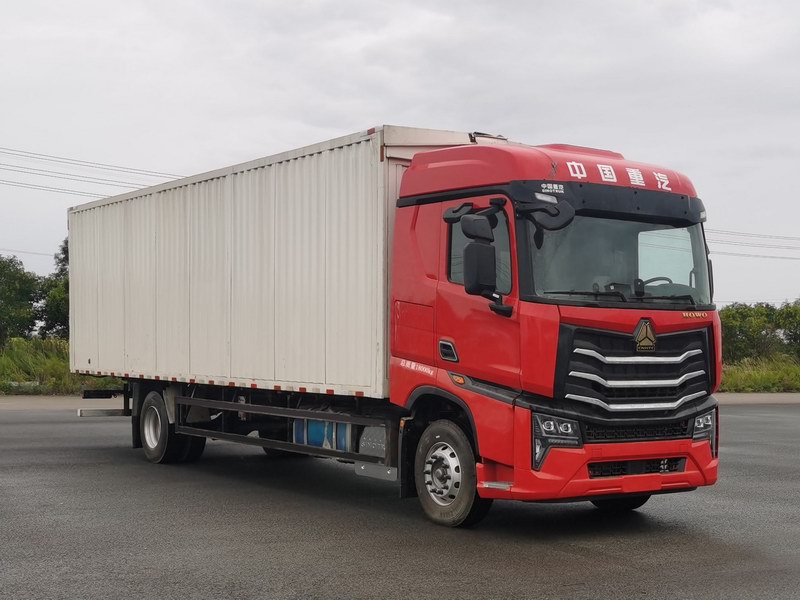 豪沃牌ZZ5187XYKN711KF1翼开启厢式车