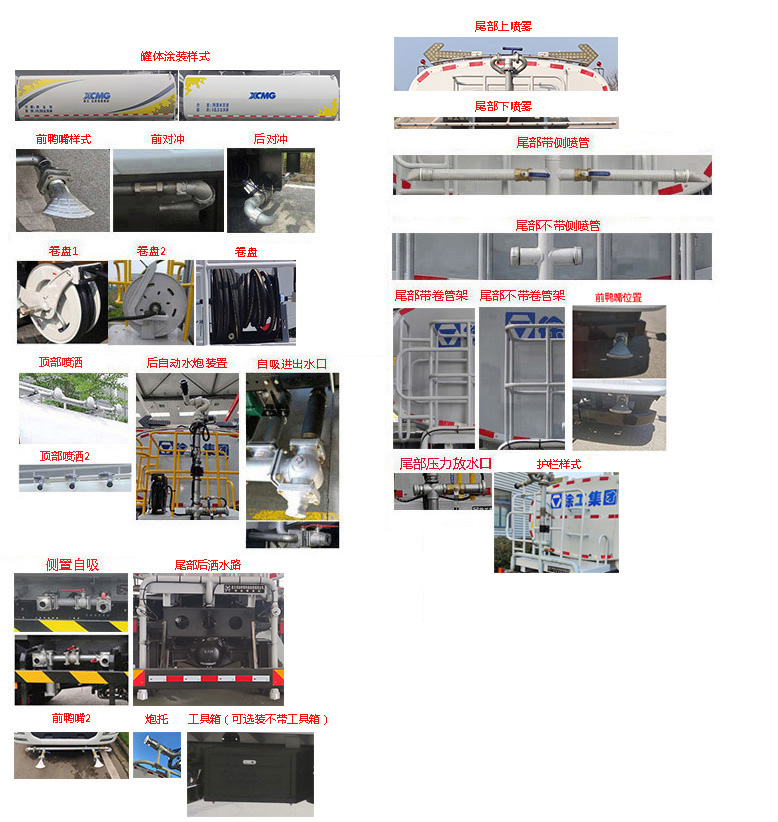 徐工牌DXA5162TSDD6防役消毒灑水車公告圖片