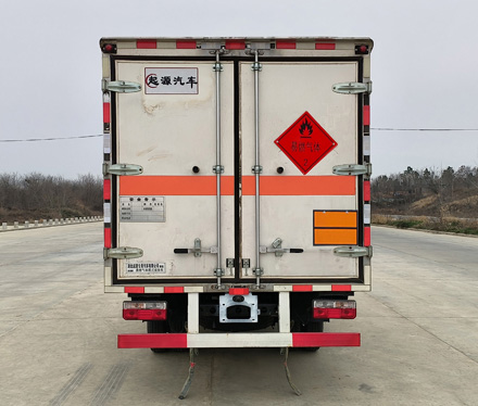 百捷牌QYY5041XRQEQ6易燃?xì)怏w廂式運(yùn)輸車公告圖片