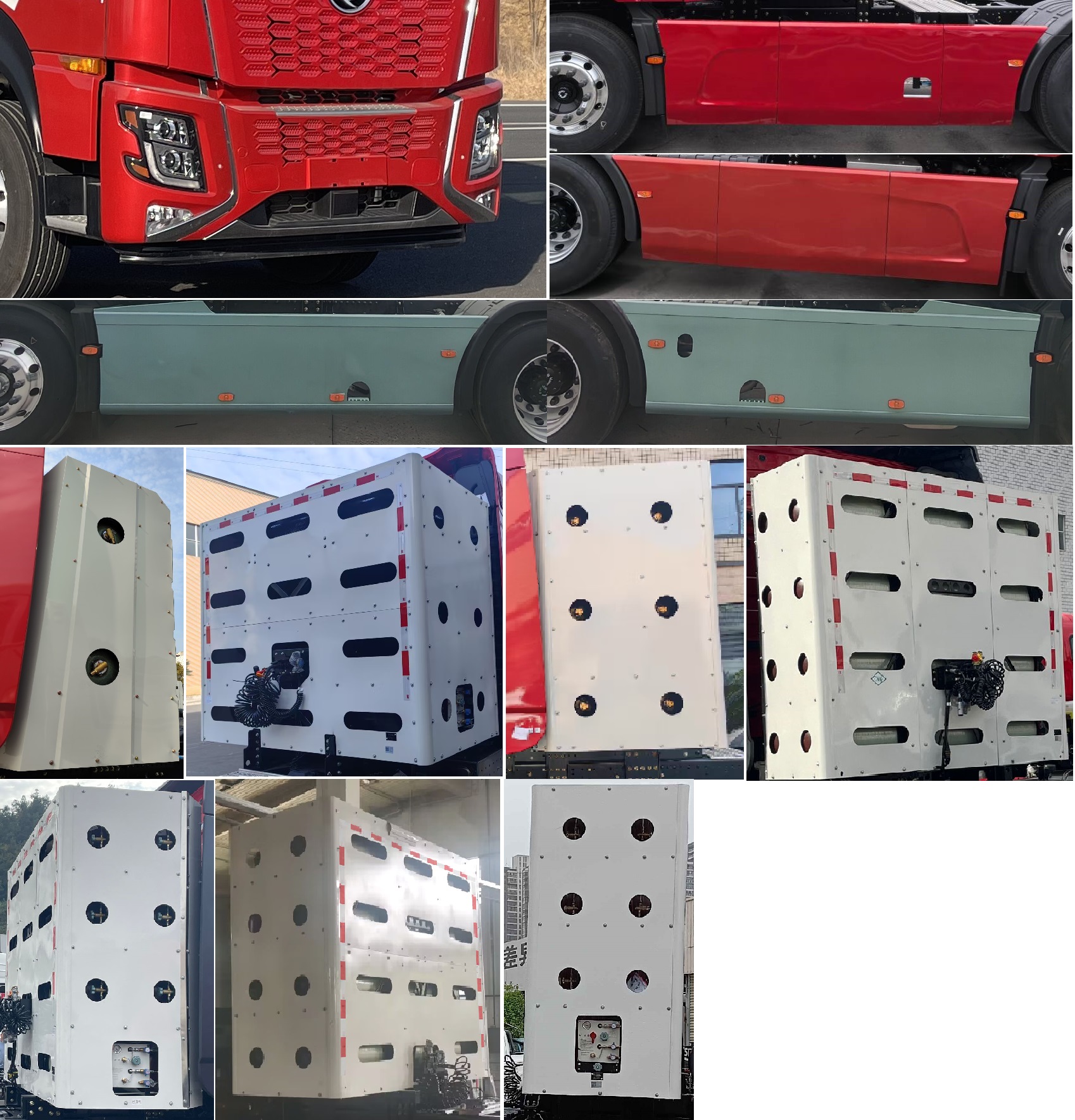 DFV4188GP6C 东风牌500马力单桥CNG国六半挂牵引车图片