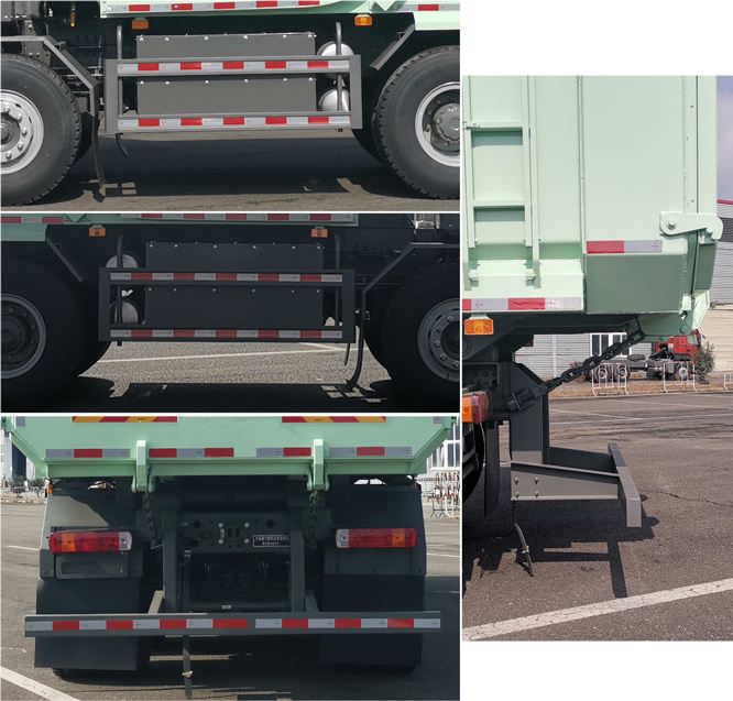 豪沃牌ZZ5312ZLJV3267Z11BEV純電動自卸式垃圾車公告圖片