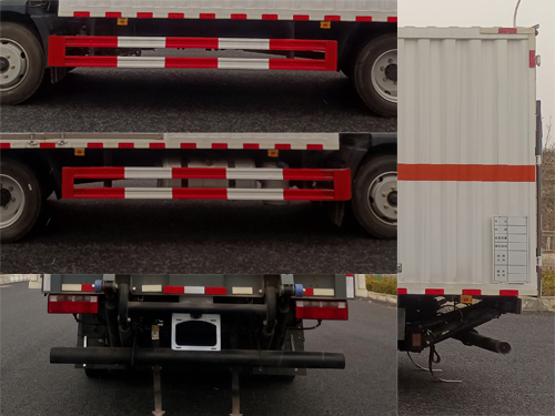 百捷牌QYY5120XRQCA6易燃?xì)怏w廂式運(yùn)輸車(chē)公告圖片