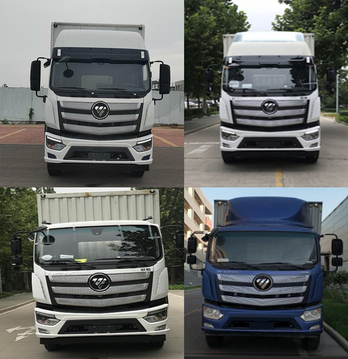 福田牌BJ5186XXY-5K廂式運(yùn)輸車公告圖片