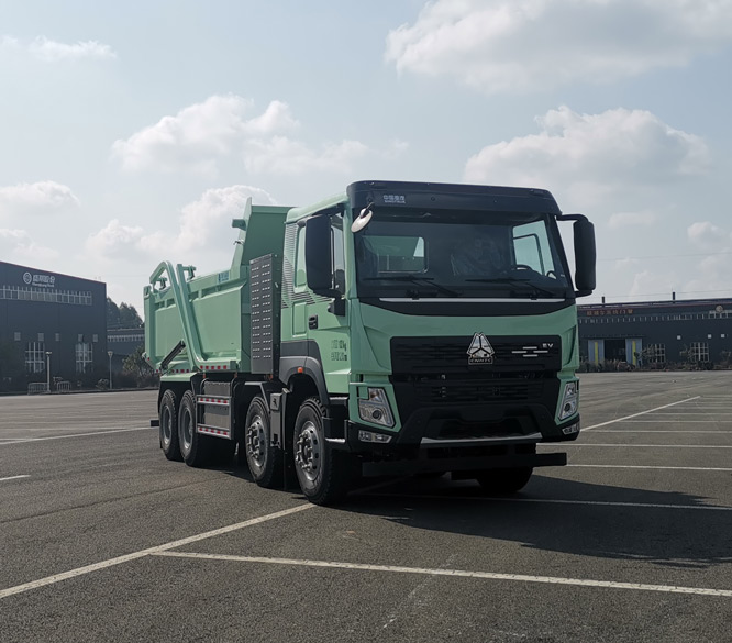 豪沃牌ZZ5317ZLJV3267Z11BEV纯电动自卸式垃圾车