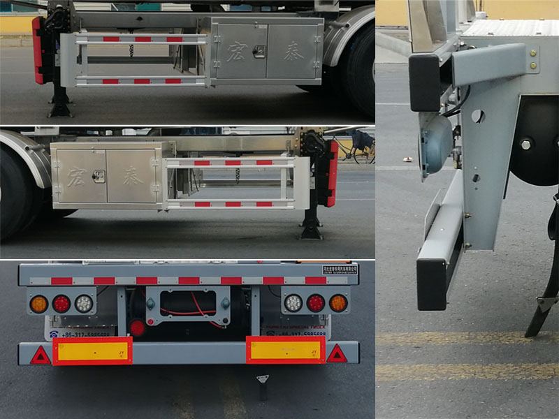 正康宏泰牌HHT9403GRYG铝合金易燃液体罐式运输半挂车公告图片