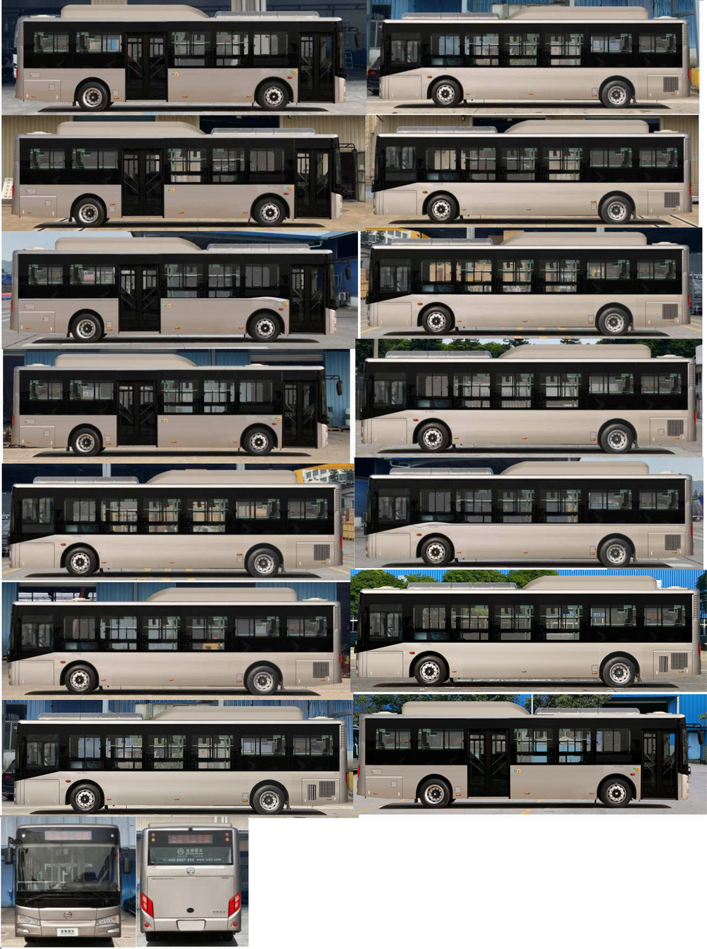 纯电动低入口城市客车图片