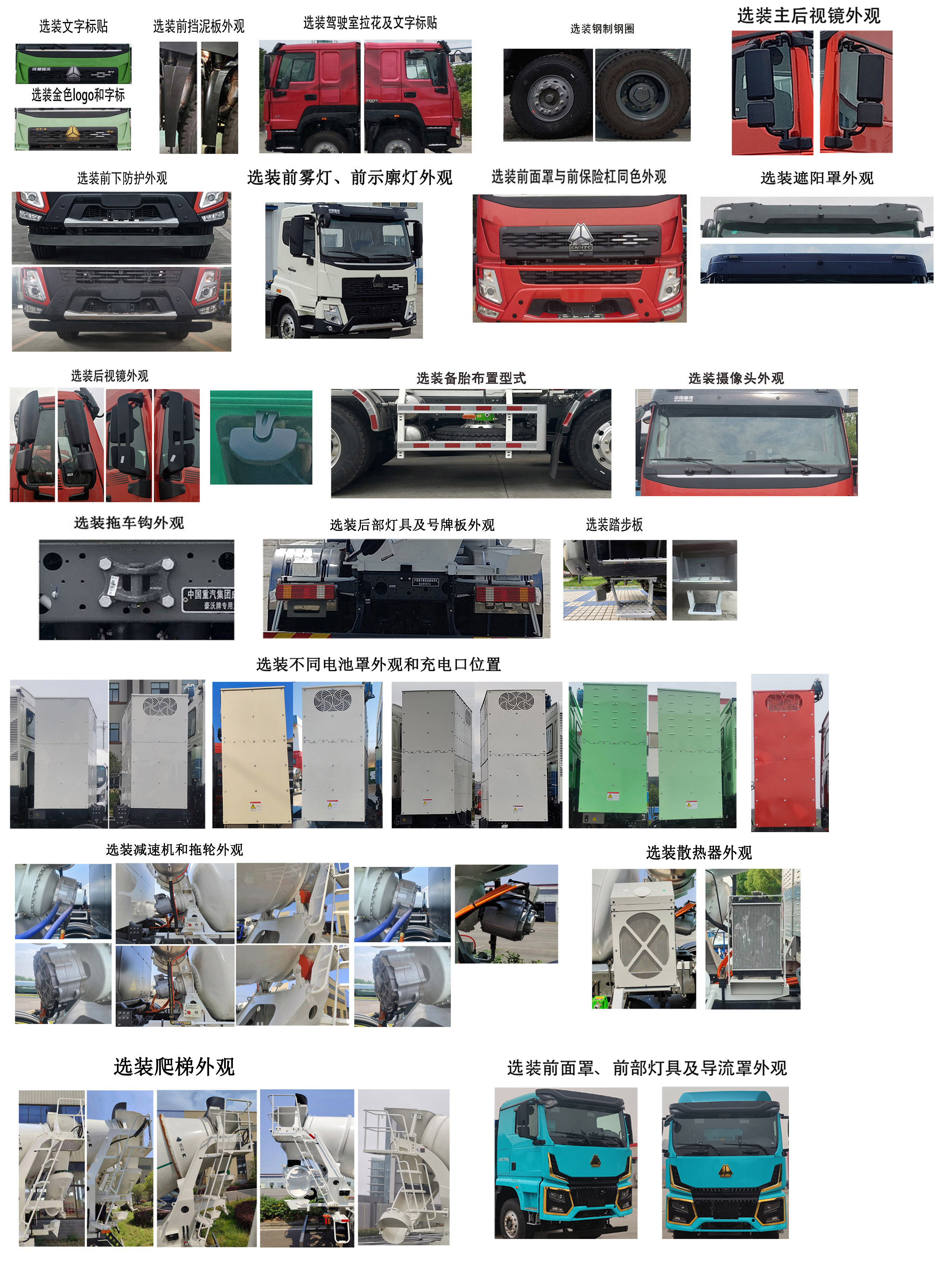 豪沃牌ZZ5312GJBV3067Z12BEV純電動混凝土攪拌運(yùn)輸車公告圖片