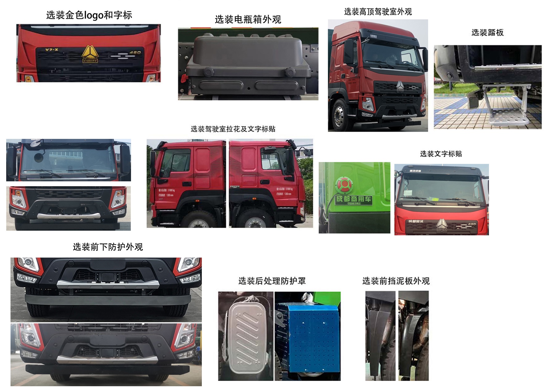 齊星牌QXC5317TSGZ6W壓裂砂罐車公告圖片