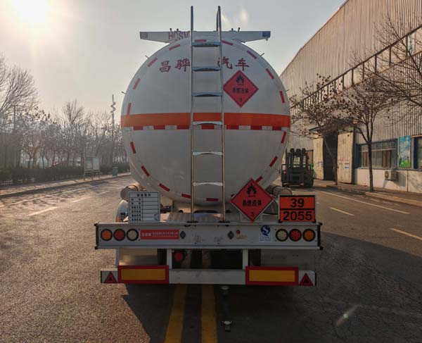 昌骅牌HCH9407GRY38易燃液体罐式运输半挂车公告图片
