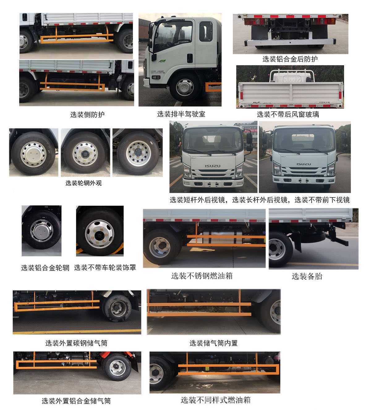 JXW1040CDJK2 江西五十铃牌126马力单桥柴油4.2米国六载货汽车图片