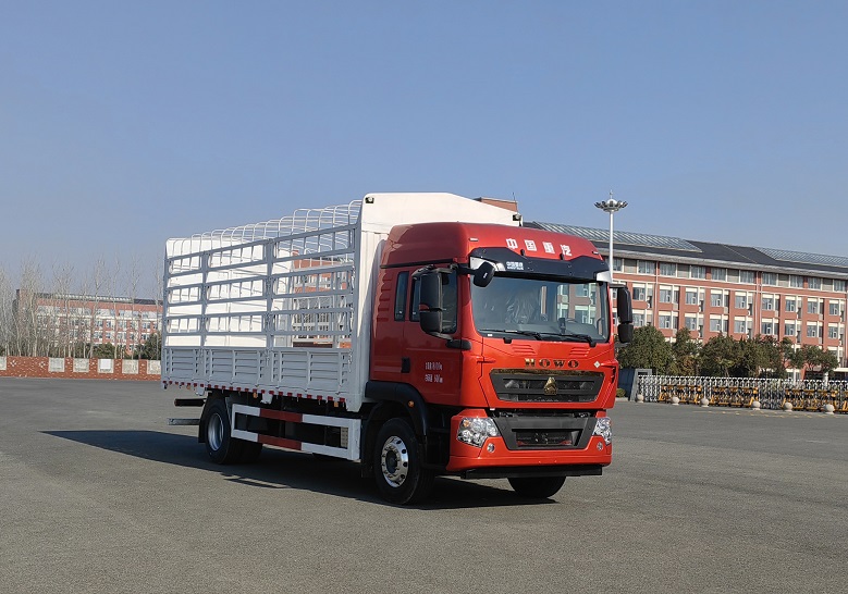 豪沃牌ZZ5187CCYN501GF1CL倉柵式運輸車公告圖片