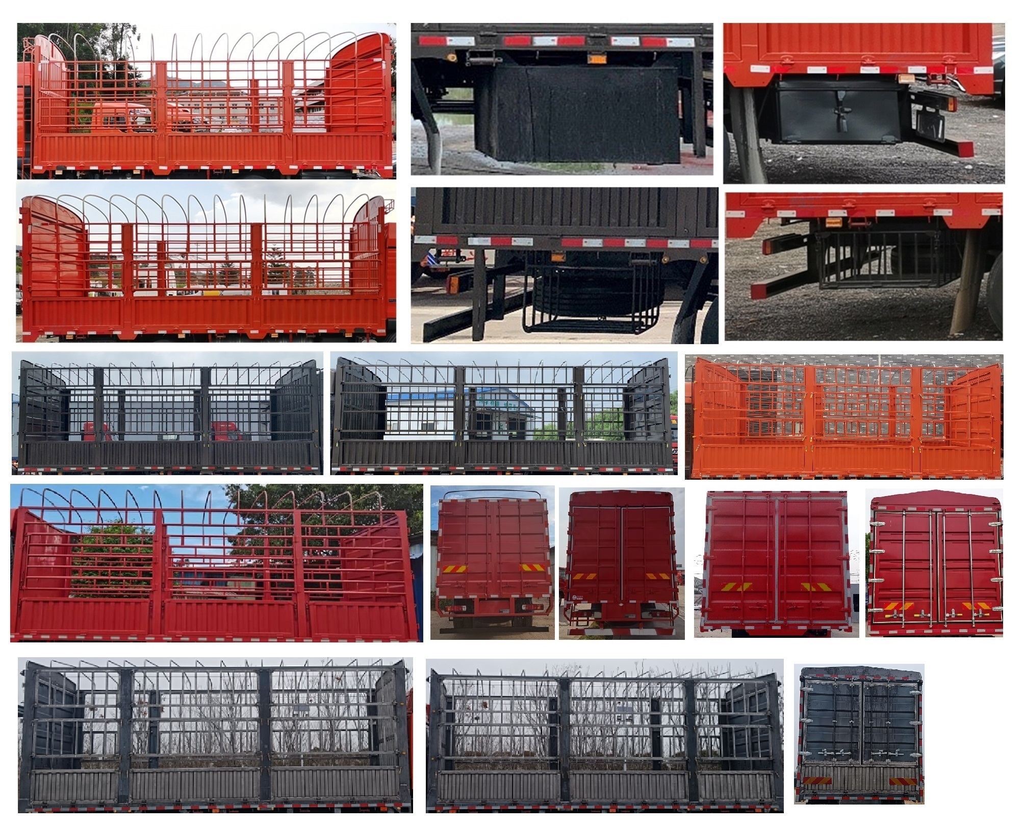 豪沃牌ZZ5187CCYN501GF1CL倉柵式運輸車公告圖片