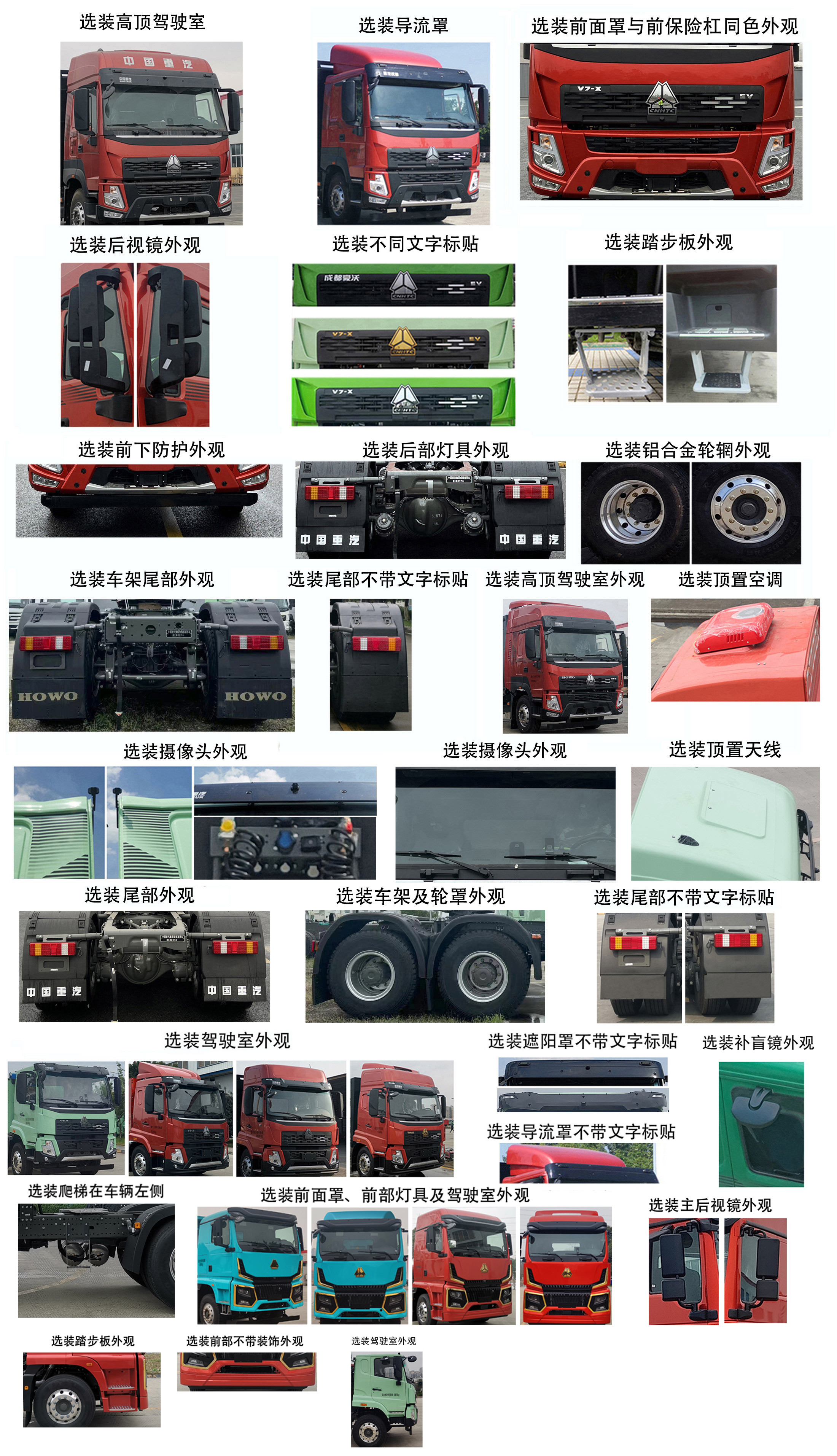 豪沃牌ZZ4253V3841Z1SEV换电式纯电动牵引汽车公告图片