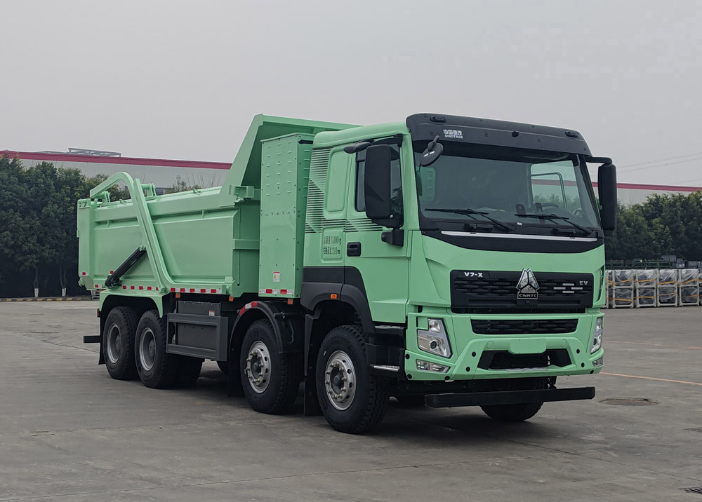 豪沃牌 558马力 前四后八 纯电动自卸汽车(ZZ3311V3567Z1BEV)
