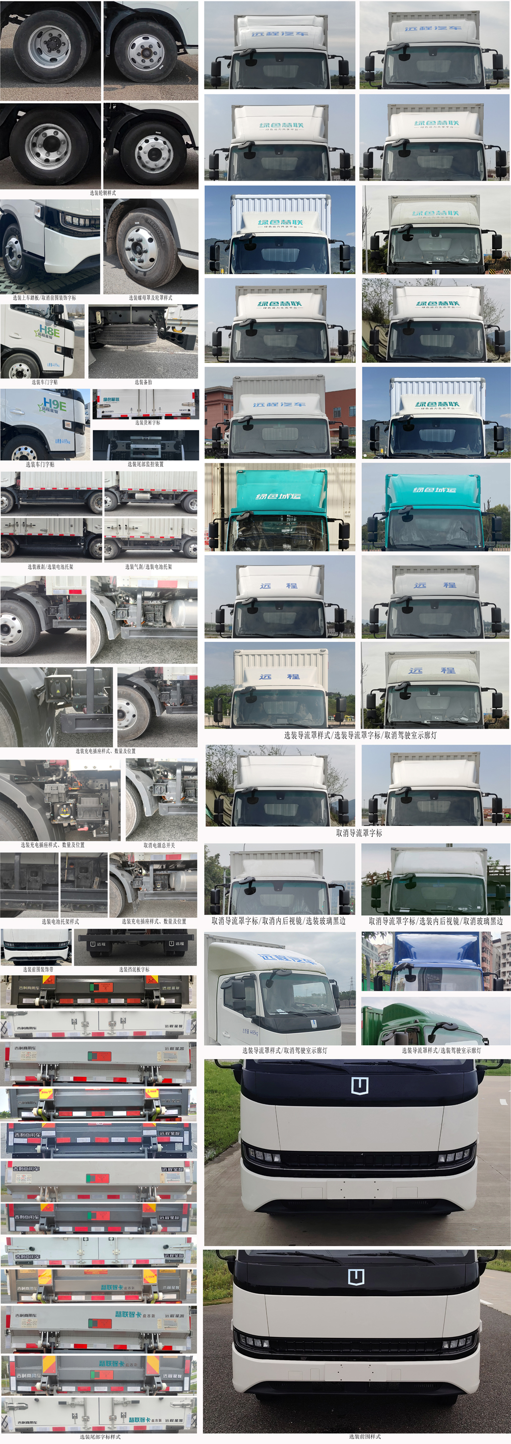 遠(yuǎn)程牌JGL5047XXYSEVGP9換電式純電動廂式運輸車公告圖片