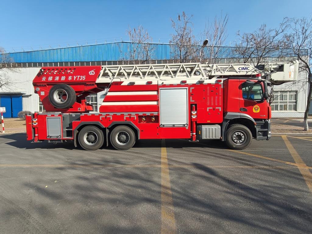 金猴牌SXT5334JXFYT35云梯消防車公告圖片
