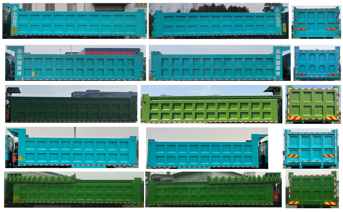 ZZ3312V4867Z1BEV 豪沃牌490马力前四后八纯电动9米纯电动自卸汽车图片