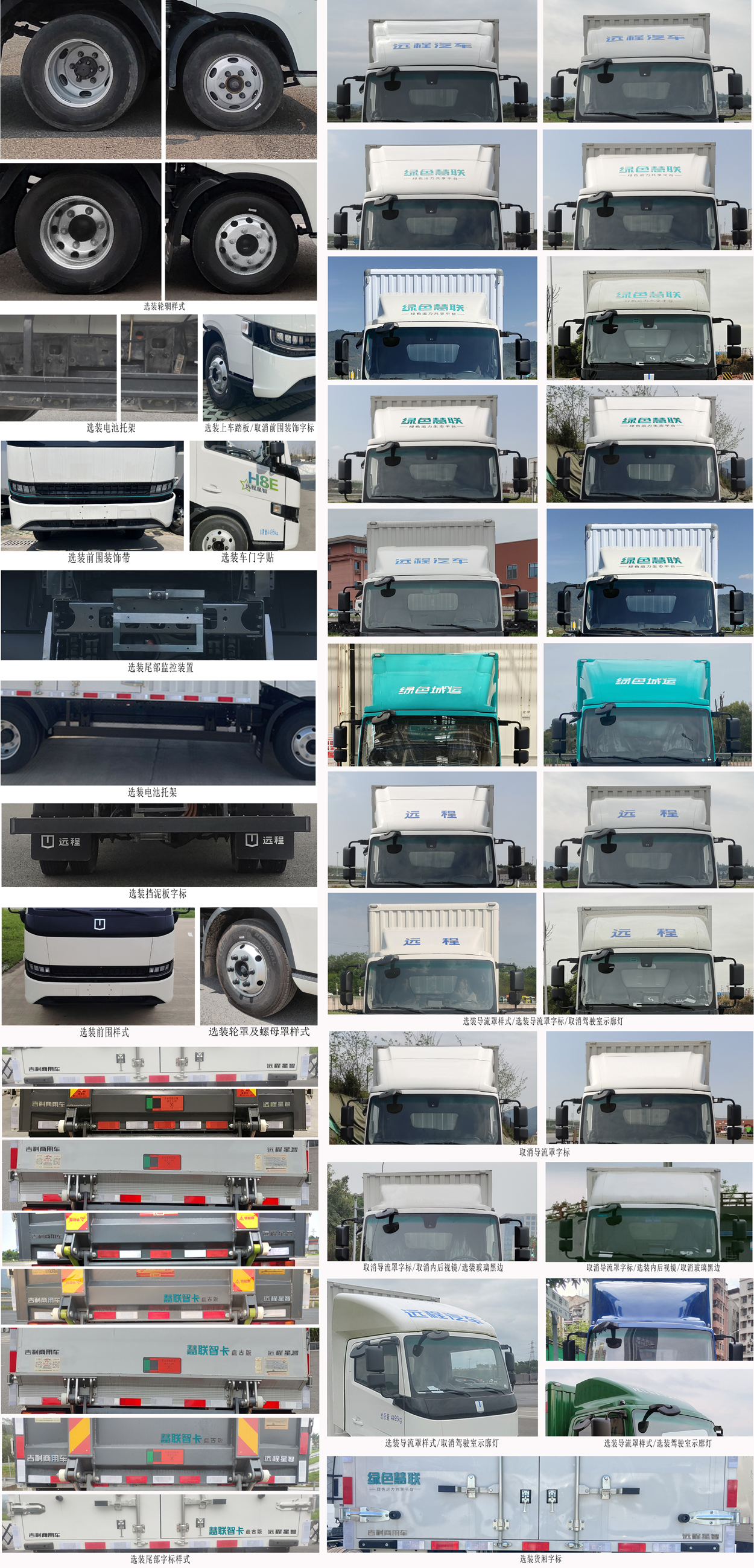 遠程牌JGL5041XXYSEVGP4換電式純電動廂式運輸車公告圖片