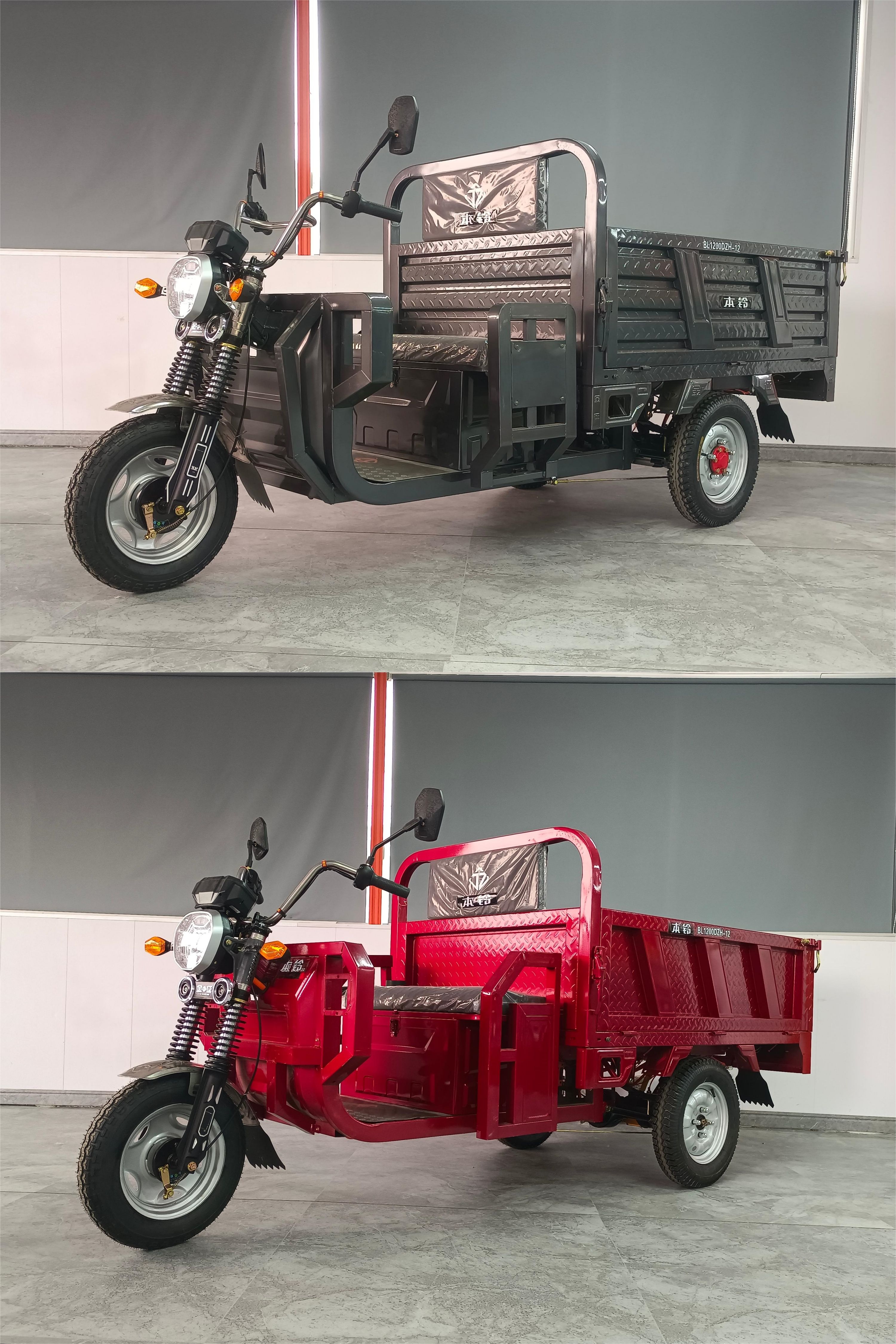 BL1200DZH-12 本铃牌纯电动前鼓式后鼓式电动正三轮摩托车图片