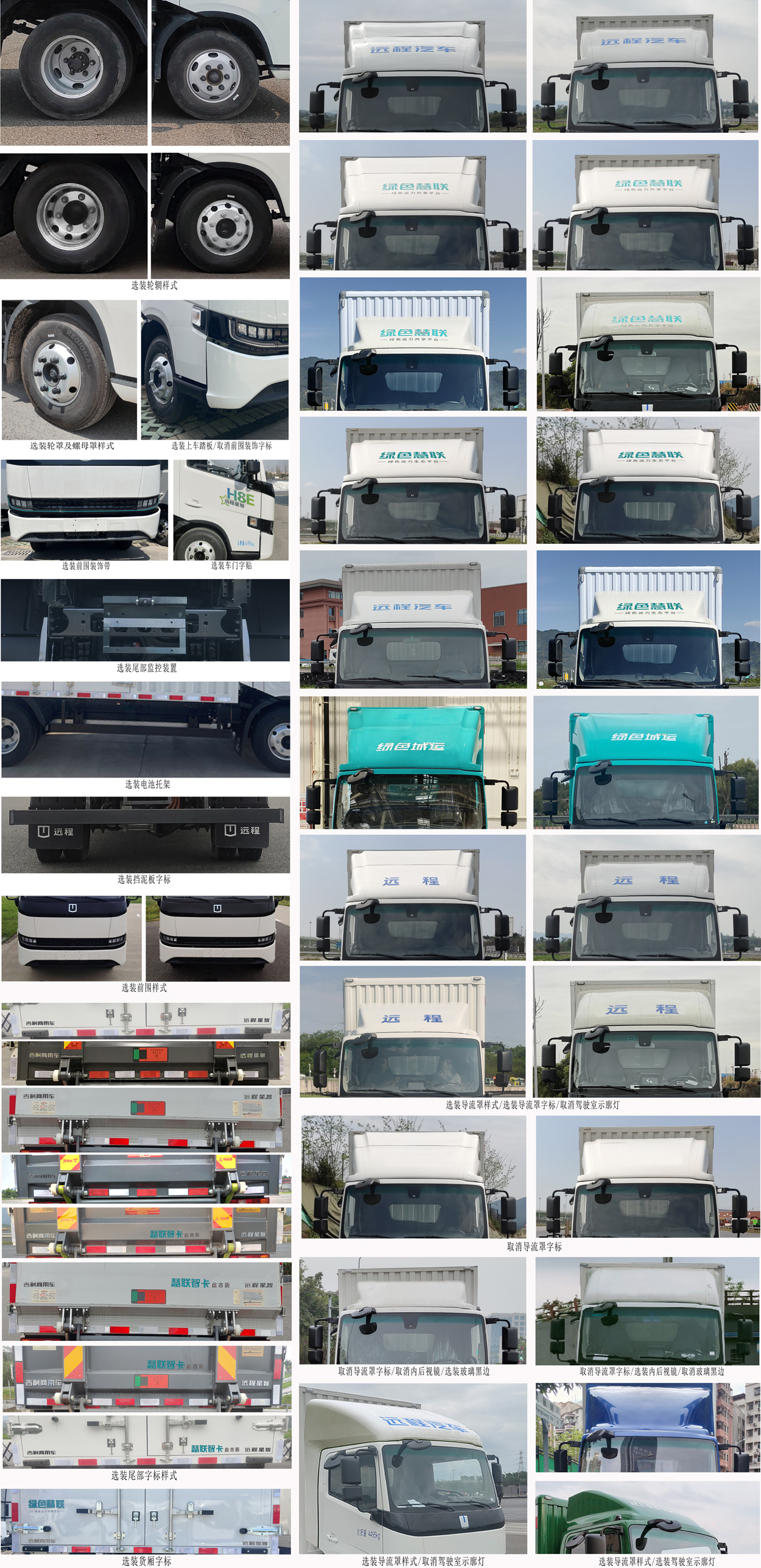 遠程牌JGL5047XXYSEVGP10換電式純電動廂式運輸車公告圖片