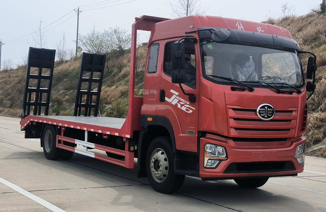 解放牌CA5180TPBP28K8L2E6A90平板運(yùn)輸車公告圖片