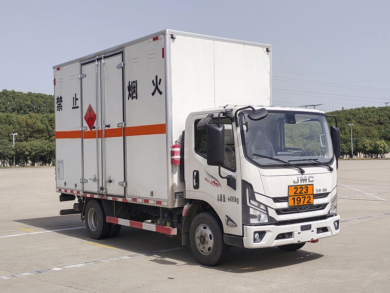 专威牌HTW5044XRQJX6易燃气体厢式运输车