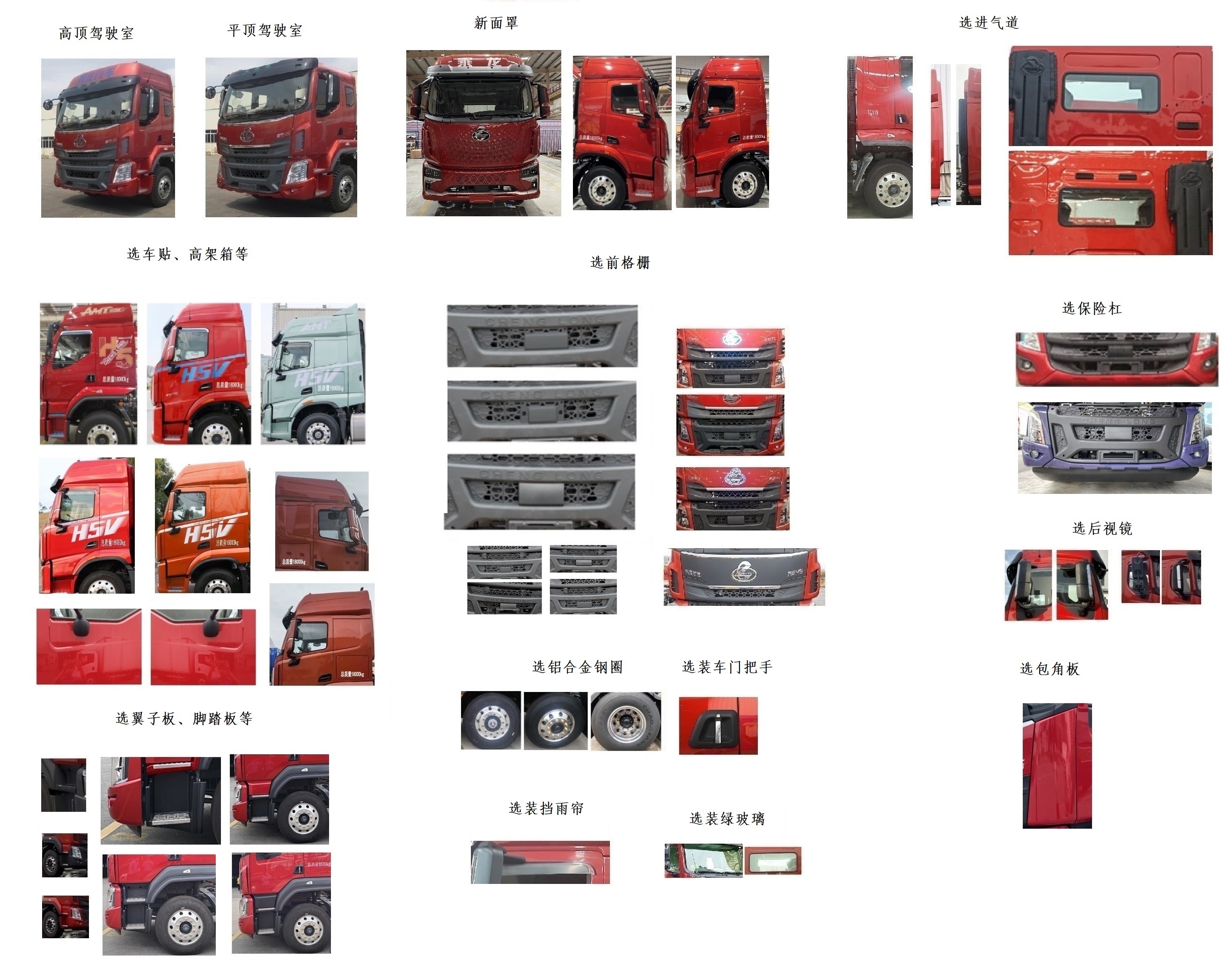 乘龍牌LZ5188XXYH5AC1廂式運輸車公告圖片