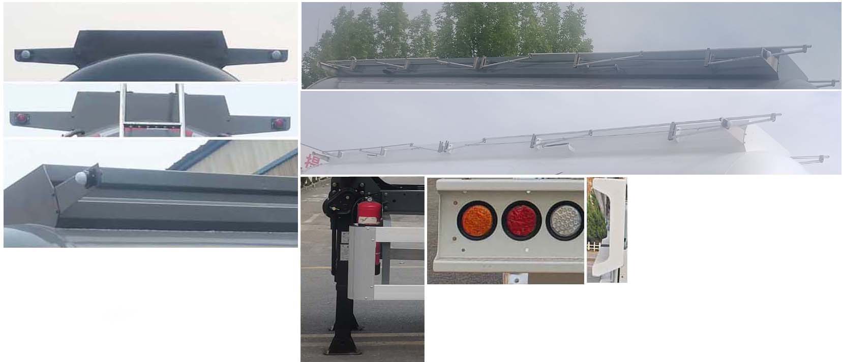 昌骅牌HCH9407GRY41W易燃液体罐式运输半挂车公告图片