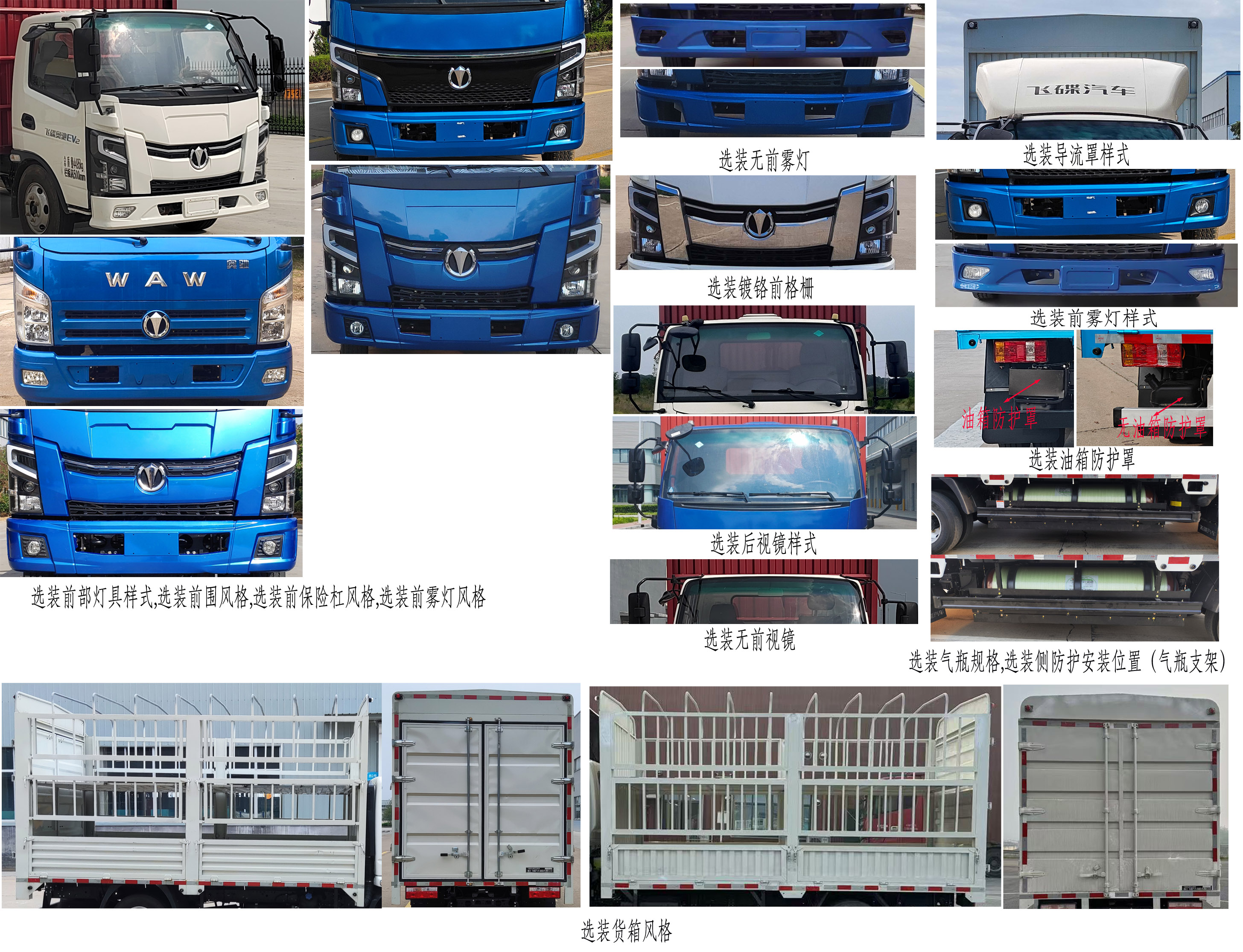 飞碟牌FD5040CCYW68K6-NG1仓栅式运输车公告图片