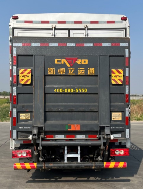纯电动仓栅式运输车图片