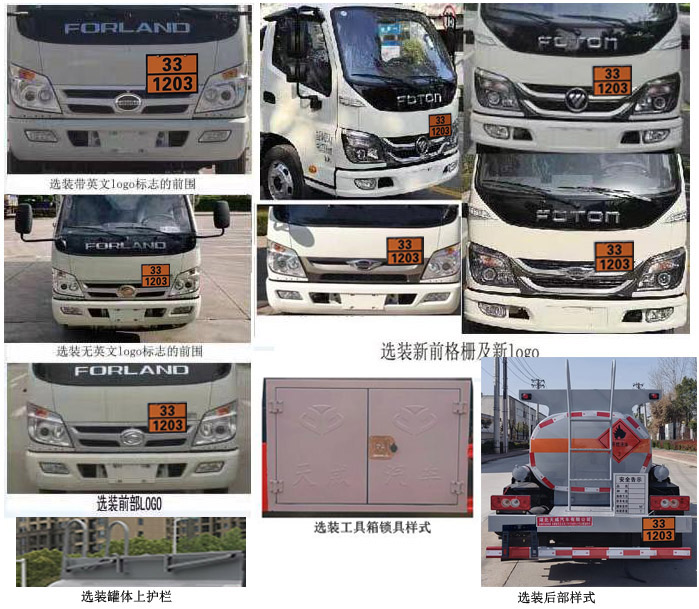 天威緣牌TWY5040GJYBJ6加油車公告圖片