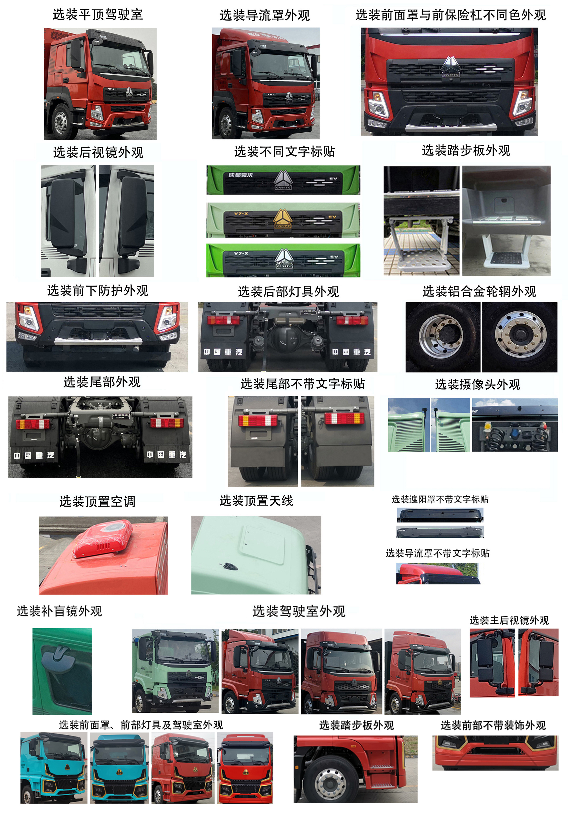 豪沃牌ZZ4258V3841Z1FCEV燃料电池牵引汽车公告图片