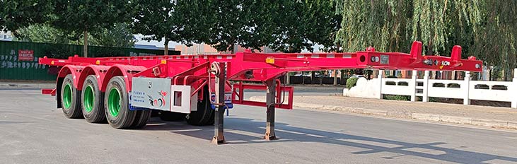 金宏发牌11.5米35.2吨3轴集装箱运输半挂车(XAT9402TJZ)