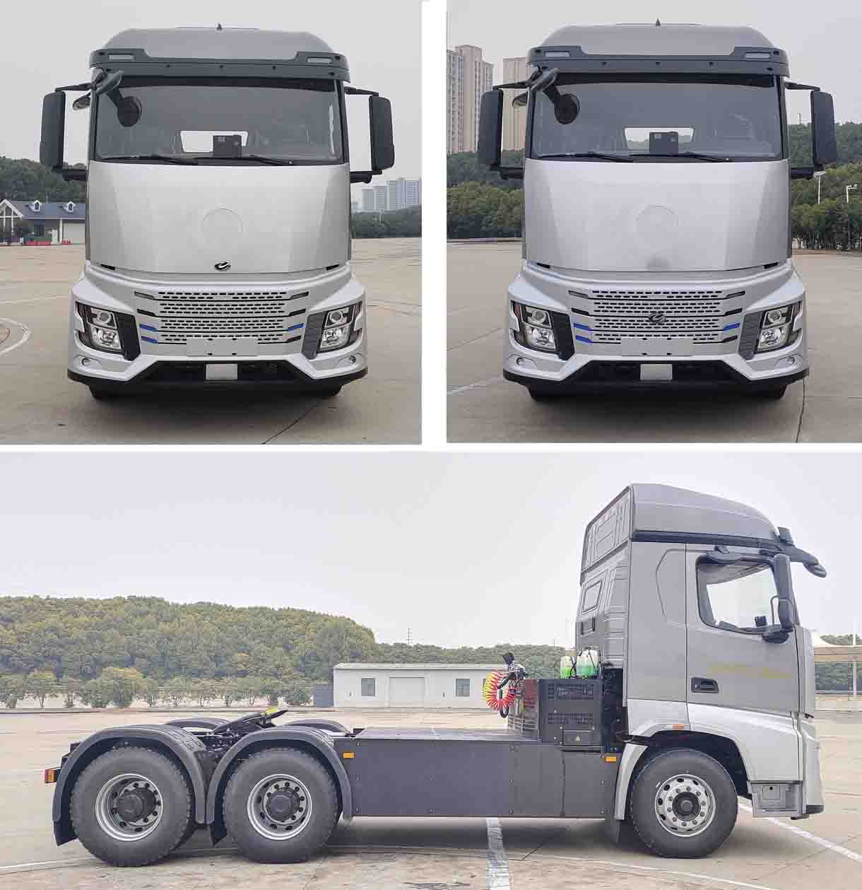 ZYP4250BEV3 中悦牌340马力后双桥,后八轮纯电动纯电动半挂牵引车图片