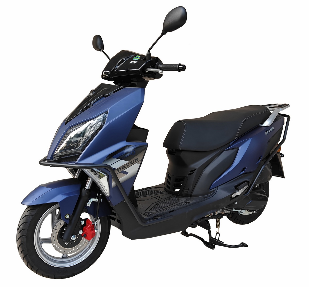 DY125T-5AF 大运牌124CC汽油前盘式后鼓式两轮摩托车图片