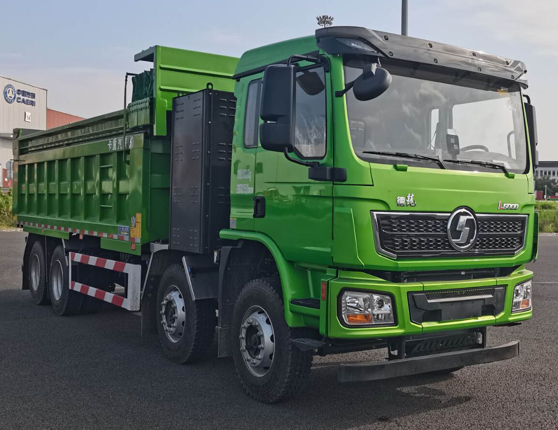 陕汽牌 558马力 前四后八 纯电动自卸汽车(SX3317LF406BEV)
