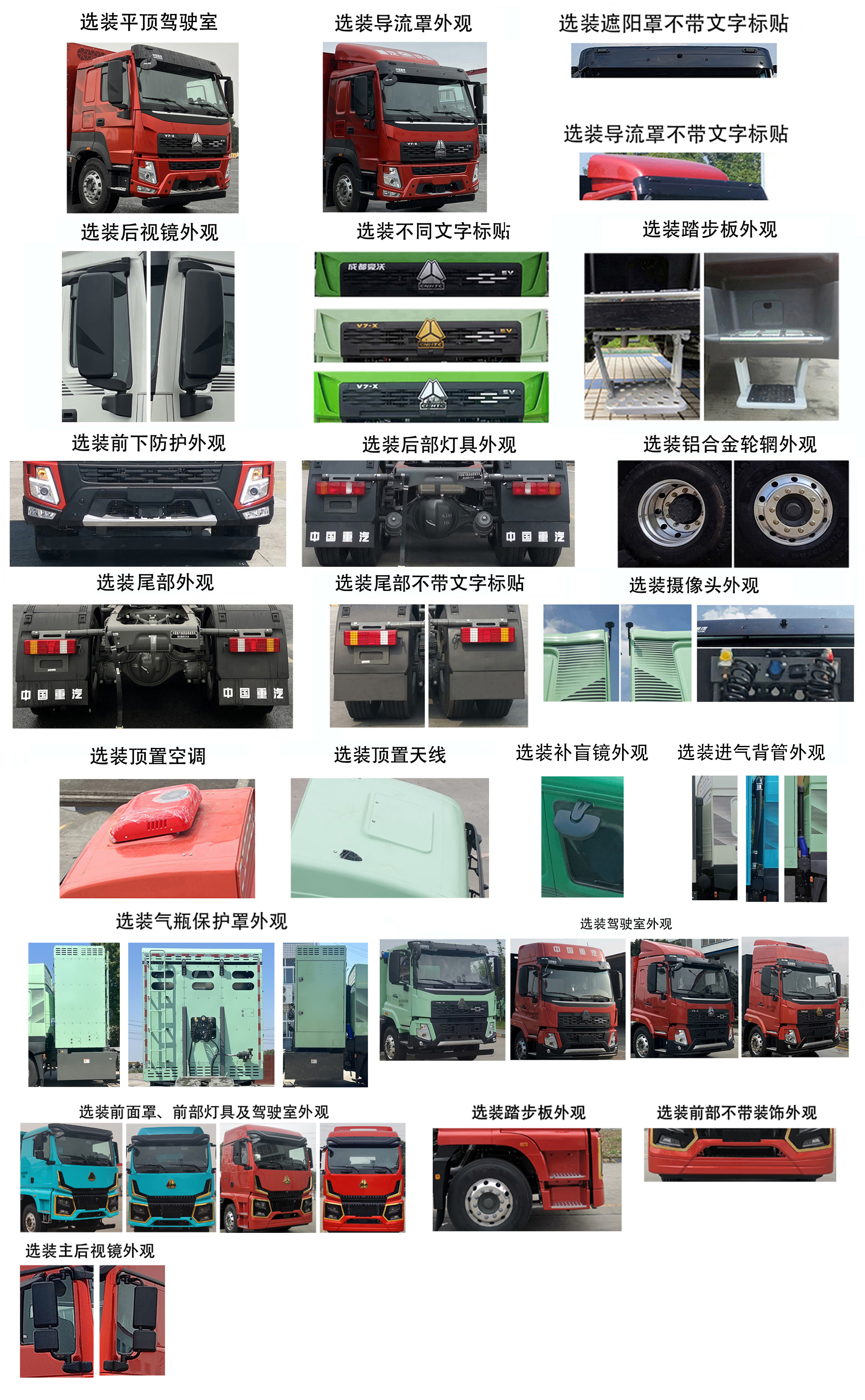 豪沃牌ZZ4253V3841Z11FCEV燃料电池牵引汽车公告图片