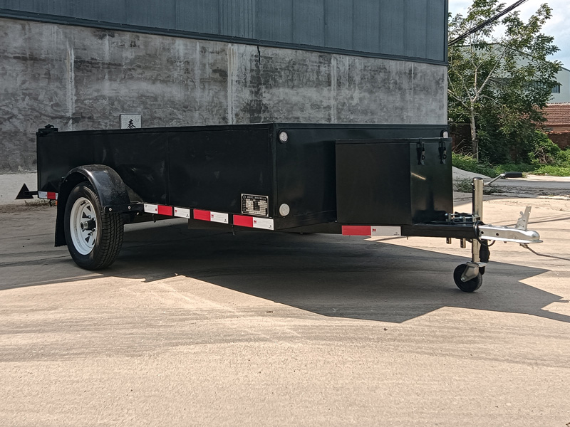 聊工牌3.7米0.4吨1轴运输类中置轴挂车(HTL9013B)