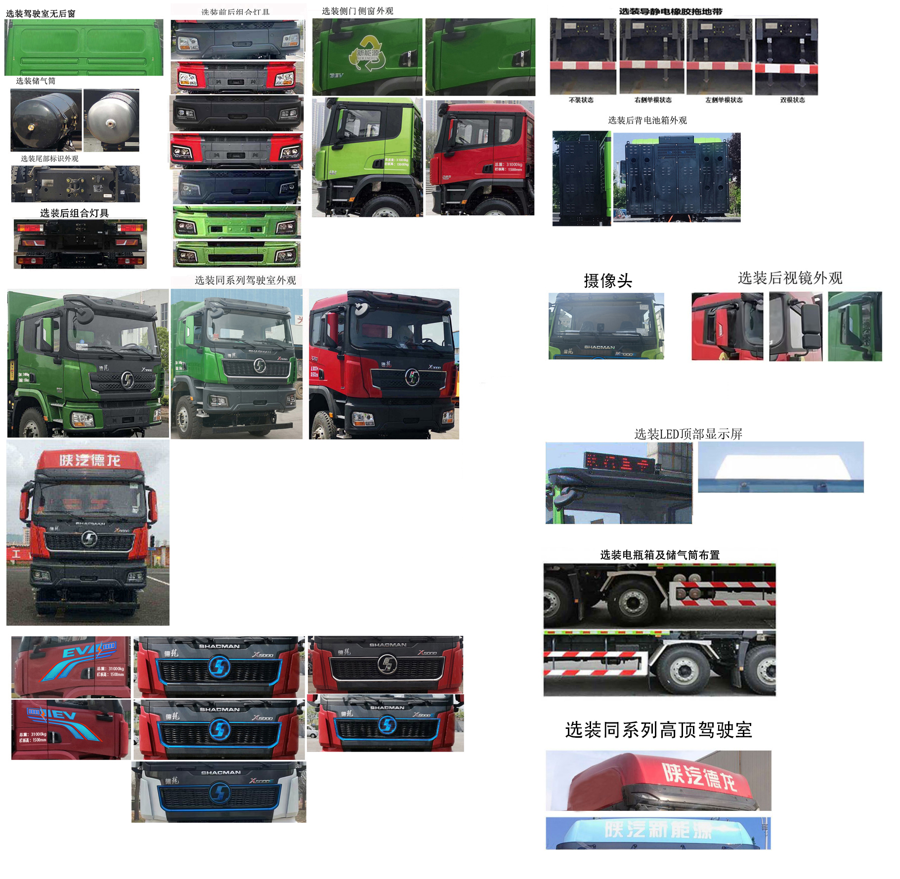 SX3317XF506BEVC3 陕汽牌585马力前四后八纯电动8米纯电动自卸汽车图片