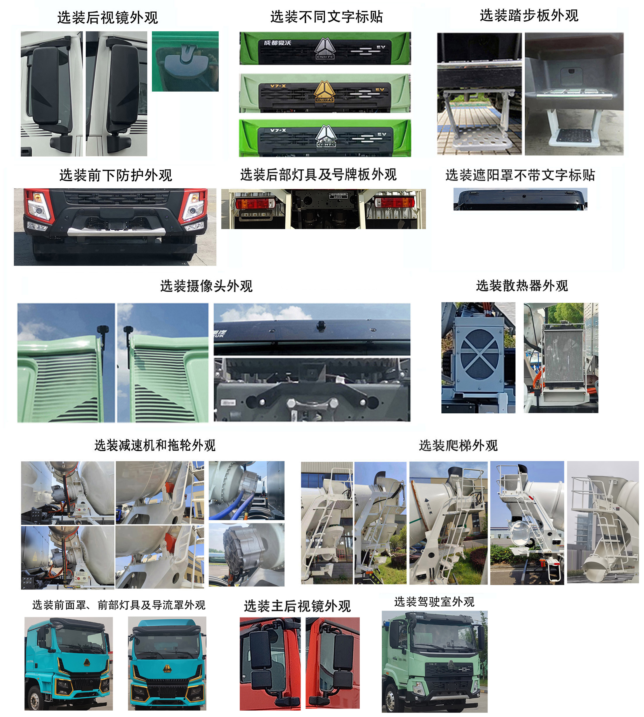 豪沃牌ZZ5317GJBV3567Z1FCEV燃料電池混凝土攪拌運輸車公告圖片