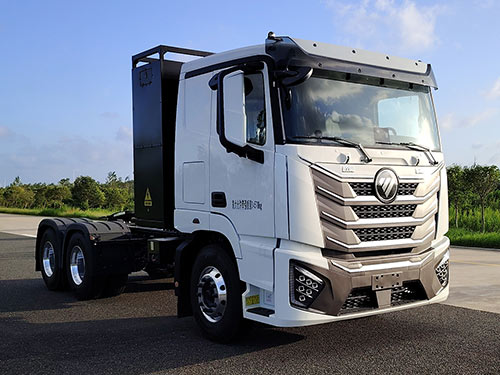 欧曼牌 748马力 换电式纯电动半挂牵引车(BJ4259EVDHF-22)