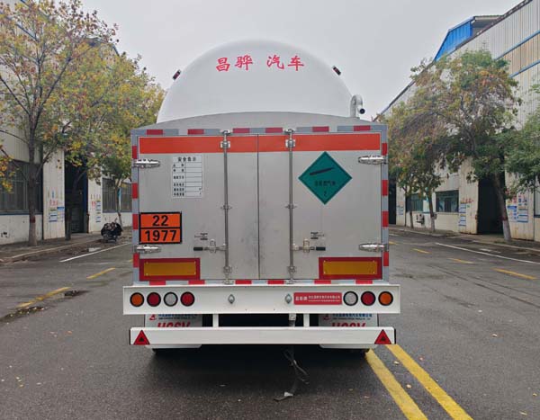 昌骅牌HCH9404GDYY低温液体运输半挂车公告图片