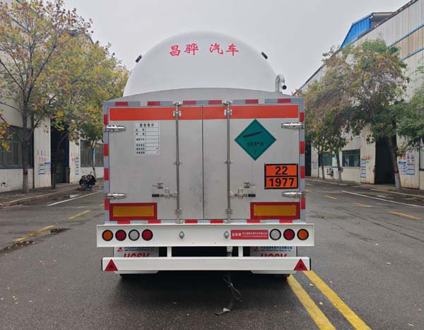 昌骅牌HCH9404GDYY低温液体运输半挂车公告图片