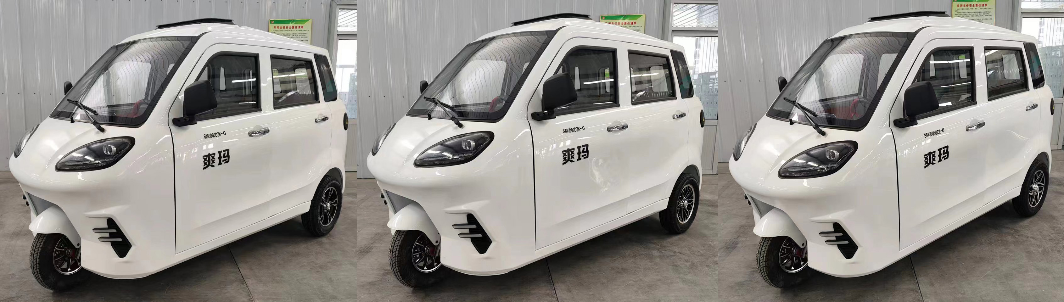 爽玛牌SM3000DZK-C电动正三轮摩托车公告图片