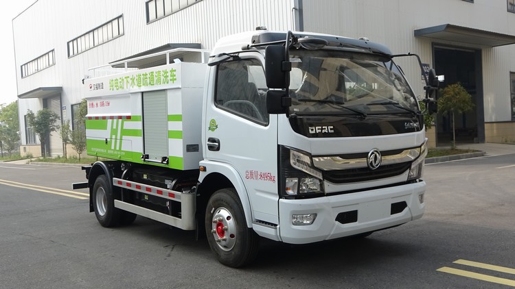 金银湖牌WFA5081GQXEBEV纯电动下水道疏通清洗车